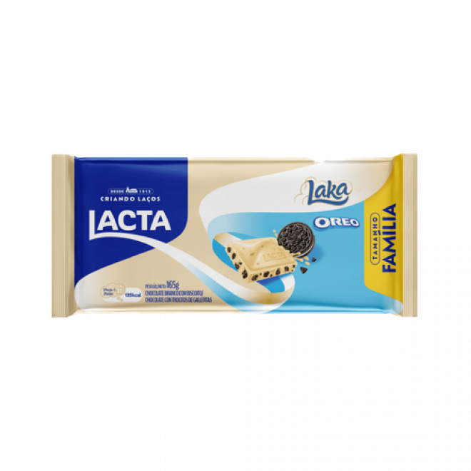 CHOC LACTA 165 LAKA OREO