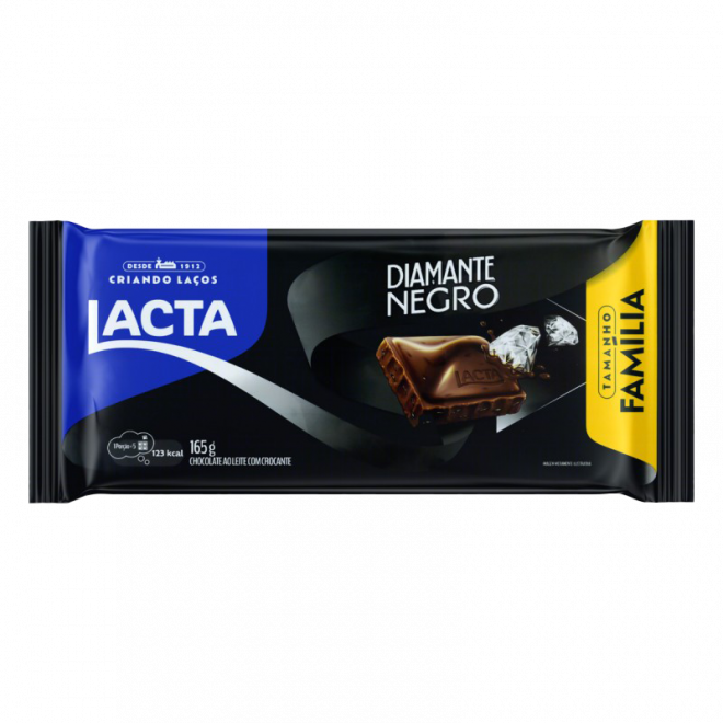 CHOC LACTA 165 DIAMANTE NEGRO