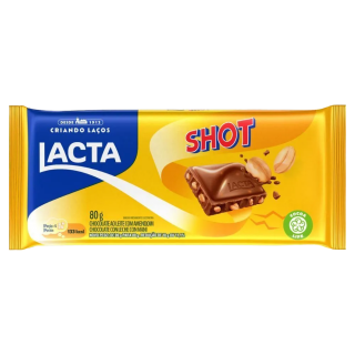 CHOC LACTA 80G SHOT