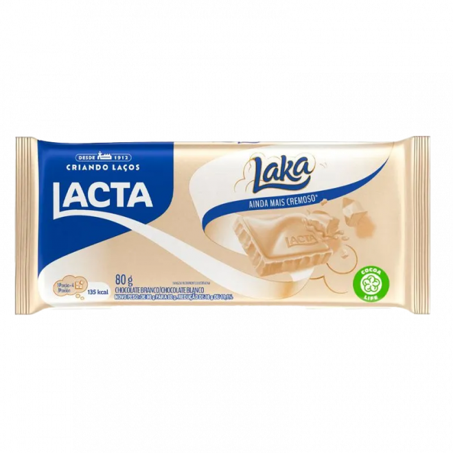 CHOC LACTA 80G LAKA