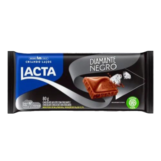 CHOC LACTA 80G DIAMANTE NEGRO