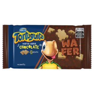 WAFER ARCOR TORTUGUITA 85G CHOCOLATE