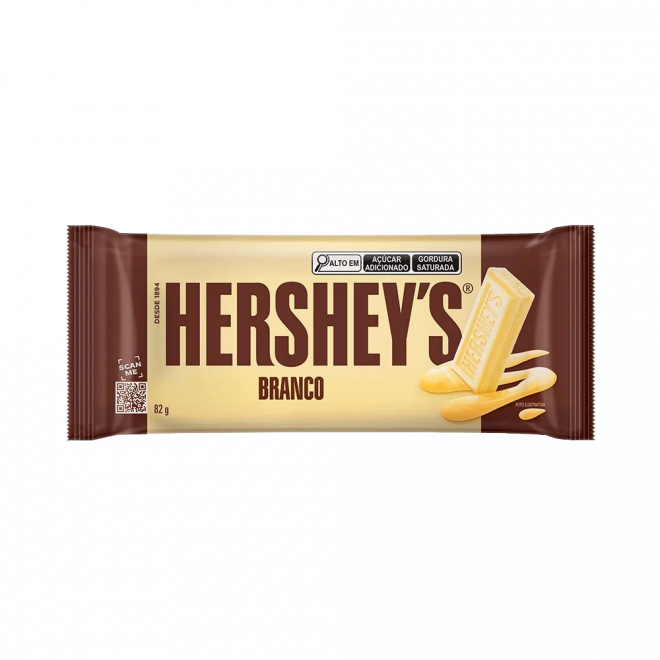 CHOC HERSHEYS BARRA 82G BRANCO