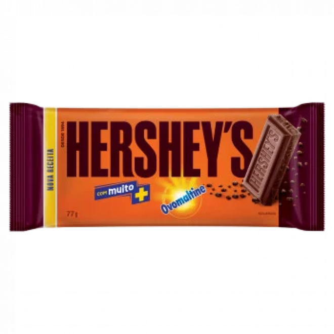 CHOC HERSHEYS BARRA 77G OVOMALTINE