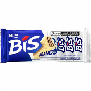 CHOC LACTA BIS 100,8G BRANCO