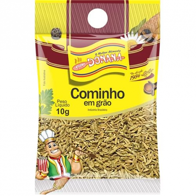 CONDIMENTO - COMINHO DONANA 10G GRAO