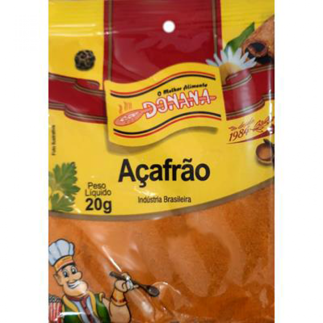 CONDIMENTO - ACAFRAO DONANA 20G