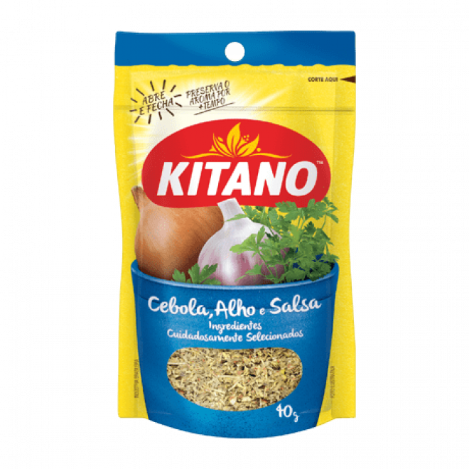 CONDIMENTOS - CEBOLA ALHO SALSA KITANO 40G