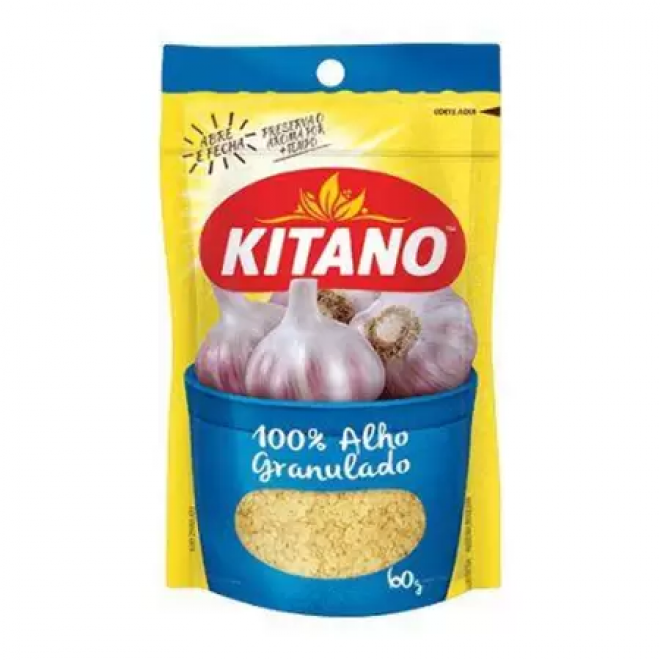 CONDIMENTOS - ALHO GRANULADO KITANO 60G