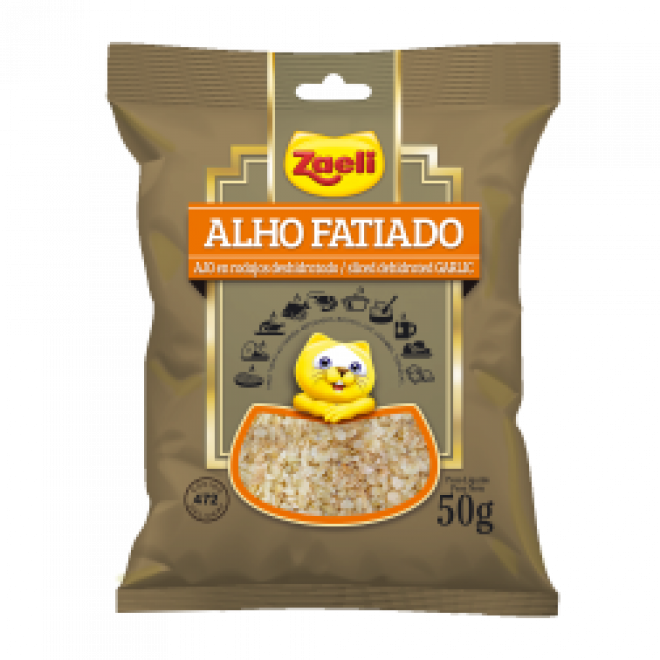 ZAELI ALHO FATIADO 50G