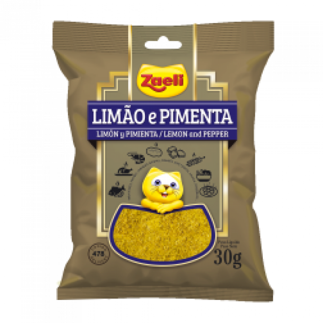 ZAELI LIMAO E PIMENTA 30G