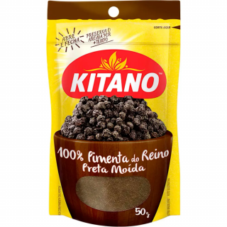 CONDIMENTOS - PIMENTA PRETA KITANO 50G