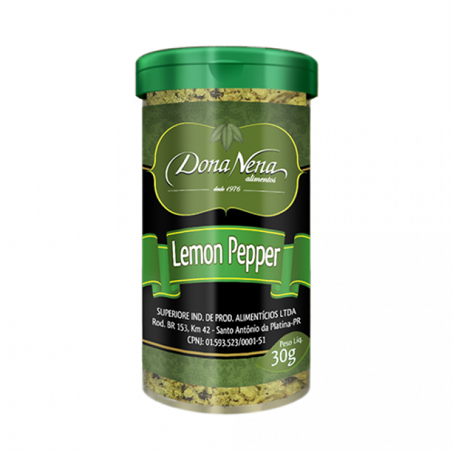 CONDIMENTO - LEMON PEPPER DONANA 30G