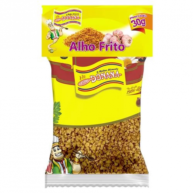 CONDIMENTOS - ALHO FRITO DONANA 30G