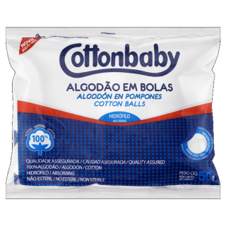 ALGODAO COTTONBABY BOLAS 50G BRANCO