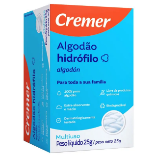 ALGODAO CREMER ROLO 25G