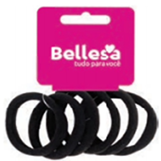 BELLESA ELASTICO MEIA PRETA C/6UN R0743-B