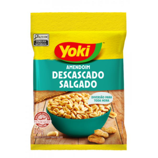 YOKI AMENDOIM 150G DESC SALGADO