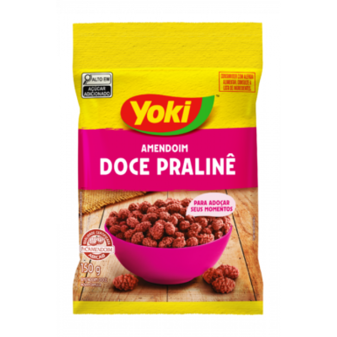 YOKI AMENDOIM PRALINE 150G DOCE