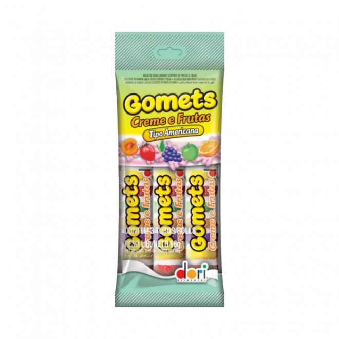 GOMETS DORI TUBO 96G CREME FRUTAS
