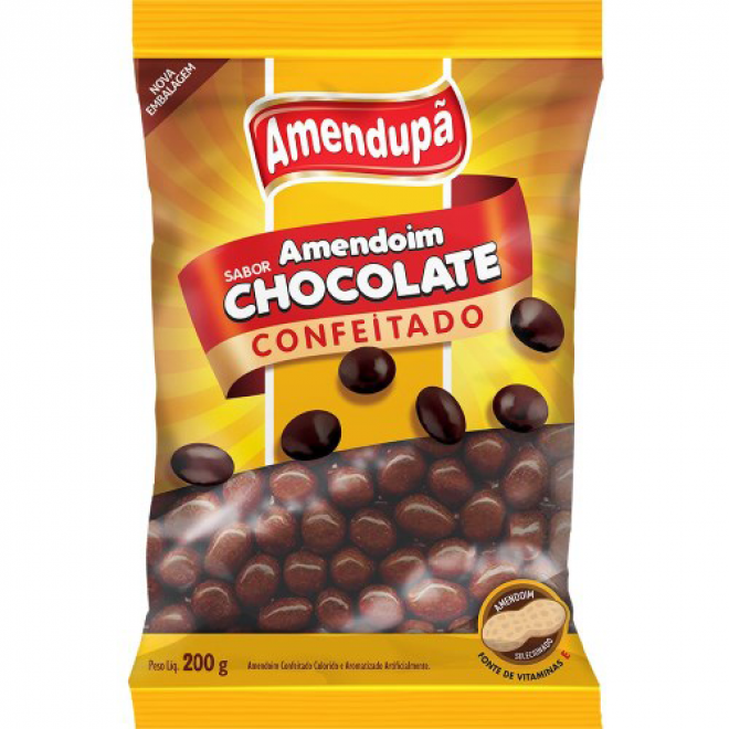 AMENDOIM AMENDUPA 200G CHOCOLATE