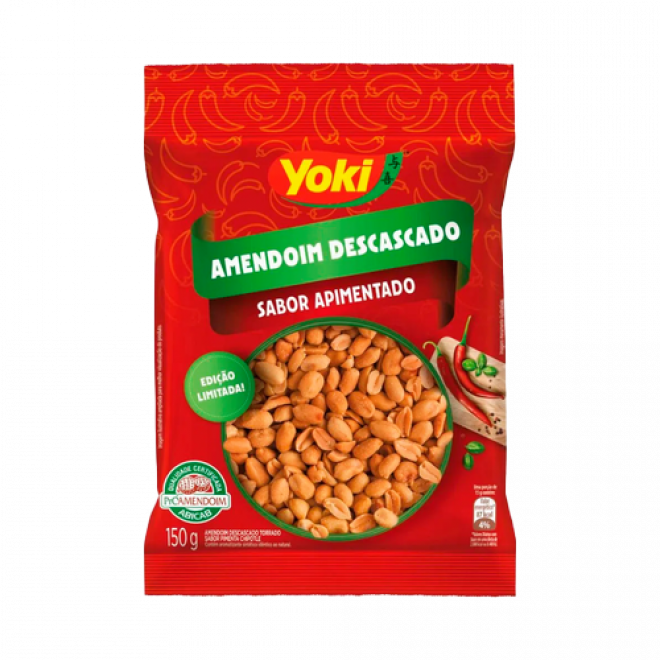 YOKI AMENDOIM 150G DESC APIMENTADO