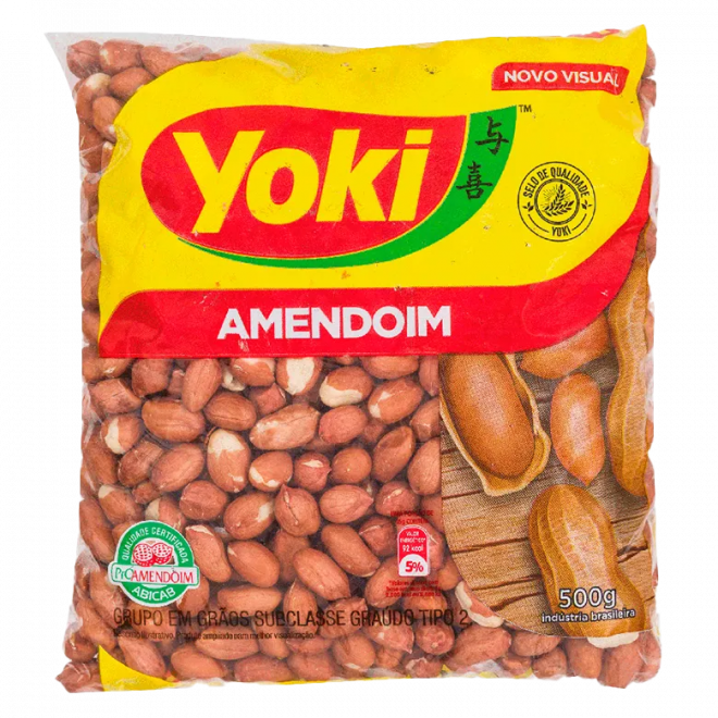 YOKI AMENDOIM CROCANTE 500G ORIGINAL