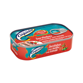 SARDINHA COQUEIRO 125G TOMATE