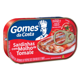 SARDINHA GOMES DA COSTA 125G TOMATE
