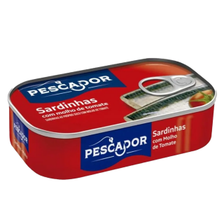 SARDINHA PESCADOR 125G TOMATE