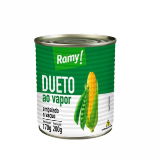 ERVILHA E MILHO RAMY AO VAPOR 170G