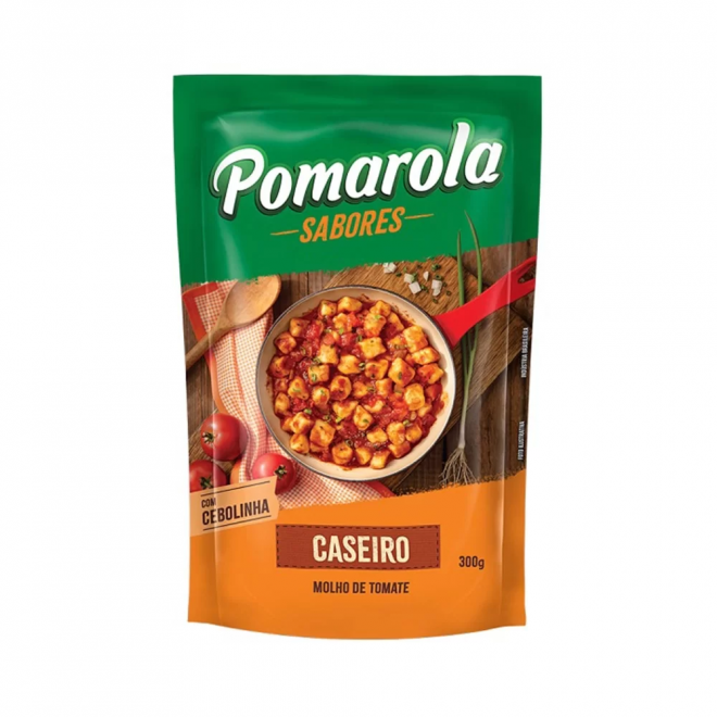 MOLHO TOMATE POMAROLA CASEIRO 300G CLASSICO