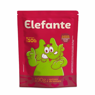 EXTRATO TOMATE ELEFANTE 190G POUCHET