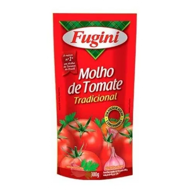 MOLHO TOMATE FUGINI 300G TRADICIONAL