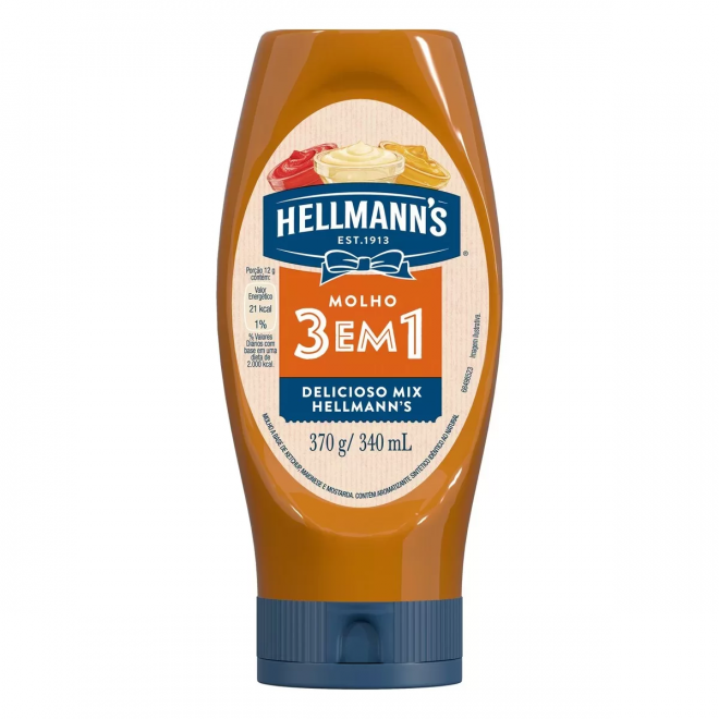 MOLHO 3 EM 1 HELLMANNS 370G