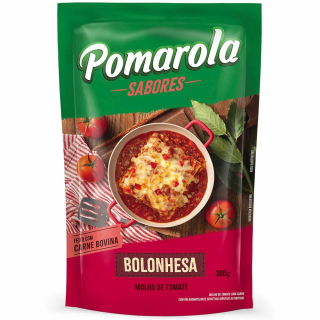 MOLHO TOMATE POMAROLA POUCH 300G BOLONHESA