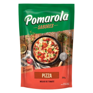 MOLHO TOMATE POMAROLA POUCH 300G PIZZA