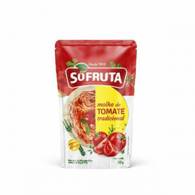 MOLHO TOMATE SOFRUTA POUCHET 300G