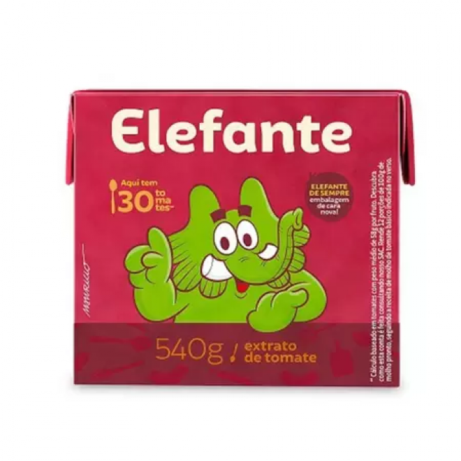 EXTRATO TOMATE ELEFANTE 540G TP