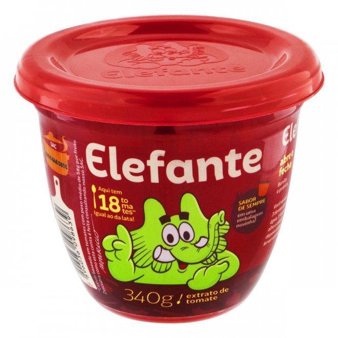 EXTRATO TOMATE ELEFANTE 340G POTE