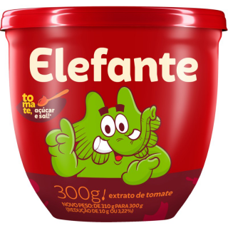 EXTRATO TOMATE ELEFANTE 300G POTE
