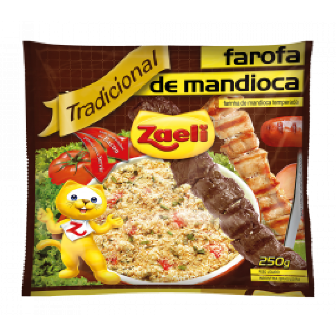 ZAELI FAROFA 250G TRADICIONAL