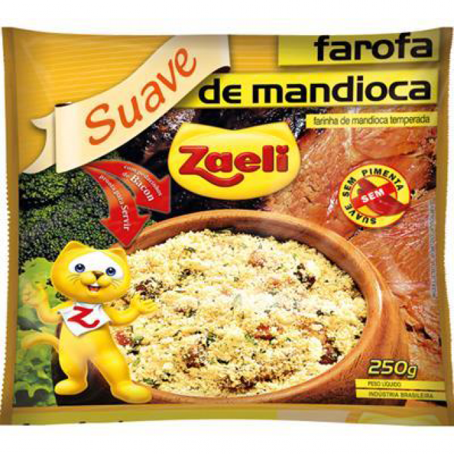 ZAELI FAROFA 250G SUAVE