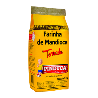PINDUCA FARINHA MANDIOCA 1KG TORRADA