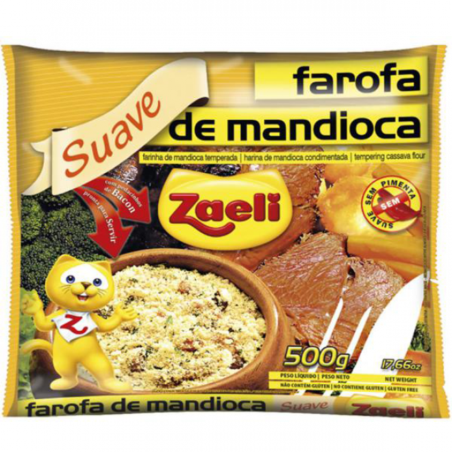 ZAELI FAROFA 500G SUAVE