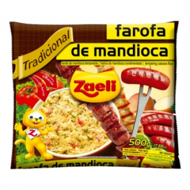 ZAELI FAROFA 500G TRADICIONAL