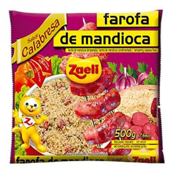 ZAELI FAROFA 500G CALABRESA
