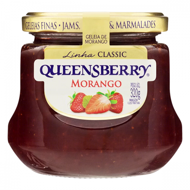 GELEIA QUEENSBERRY 320G MORANGO