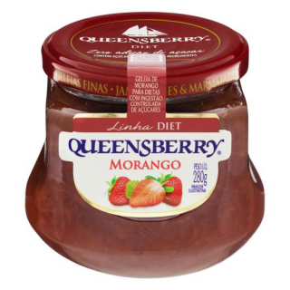 GELEIA QUEENSBERRY DIET 280G MORANGO