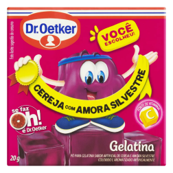 DR OETKER GELATINA 20G CEREJA AMORA